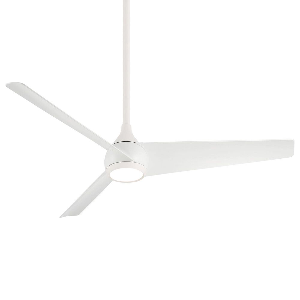 Minka-Aire Twist 52" Ceiling Fan with LED Light in Flat White, , large