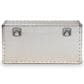 Baxton Studio Serge Storage Trunk in Silver, , large