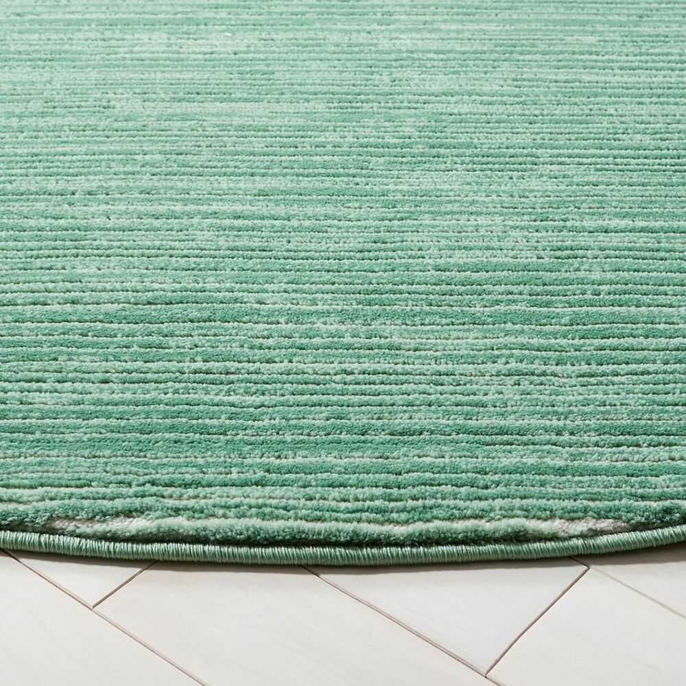 Safavieh Vision 6&#39;7&quot; Round Light Green Area Rug, , large