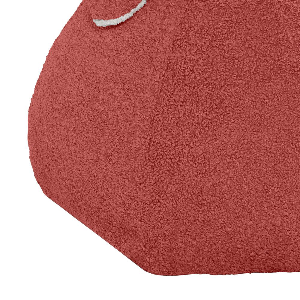 Jaxx HopSeat Bunny Oval Shaped Large Bean Bag Chair in Rosewood, , large