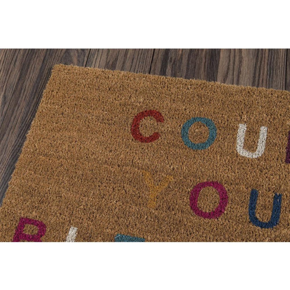 Novogratz Aloha Count ALO-5 1&#39;6&quot; x 2&#39;6&quot; Multicolor Door Mat, , large