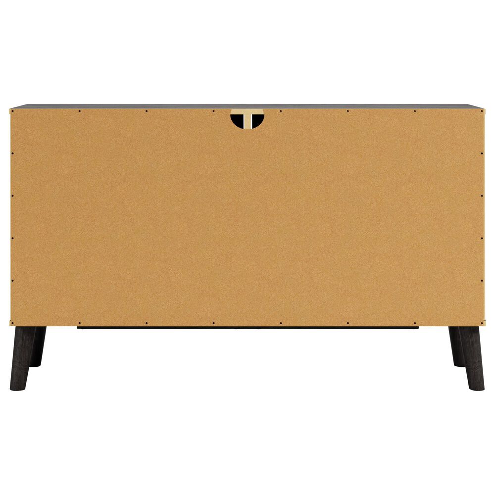 Ashley Piperton 6-Drawer Dresser in Brown and Dark Charcoal, , large