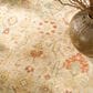 Nourison Antique Bloom Taupe and Multicolor 9" x 12" Area Rug, , large