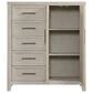 Hawthorne Furniture Carlson 5-Drawer Chest with Double Doors in Washed Linen, , large