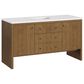 James Martin Hudson 60" Single Bathroom Vanity in Honey Oak with 3 cm Tajnar Eclos Top and Rectangular Sink, , large