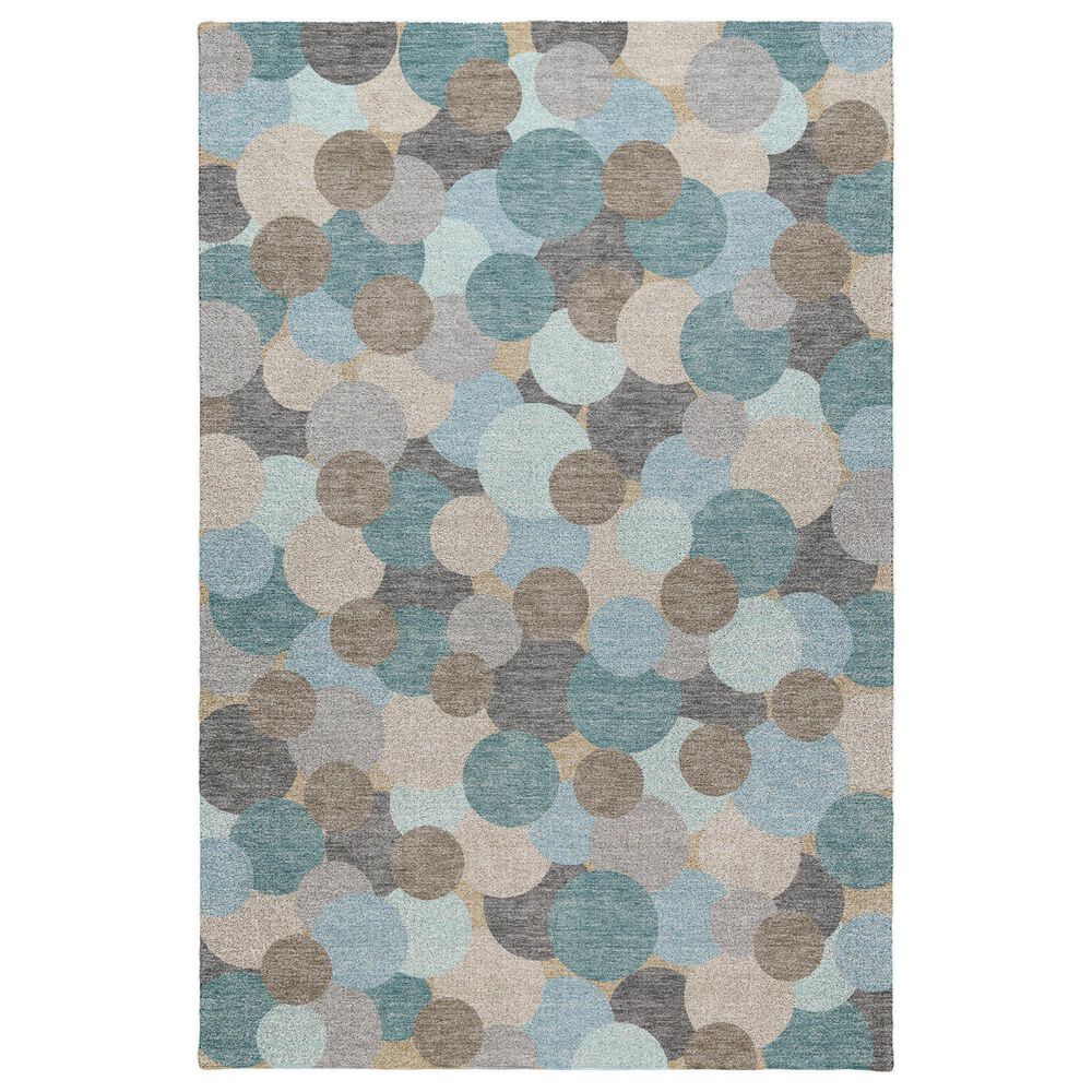 Dalyn Rug Company Kenner Turquoise 9" x 12" Indoor/Outdoor Area Rug, , large
