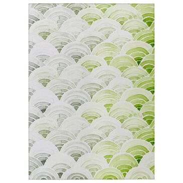 Dalyn Rug Company Seabreeze Geometric 2"3" x 7"6" Lime-in Runner, , large