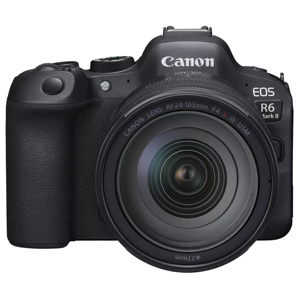 Canon EOS R6 Mark II Body Mirrorless Digital Camera with RF24-105mm F4 L IS USM Lens in Black, , large