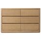Eastern Shore Modena 6-Drawer Dresser Only in Natural, , large