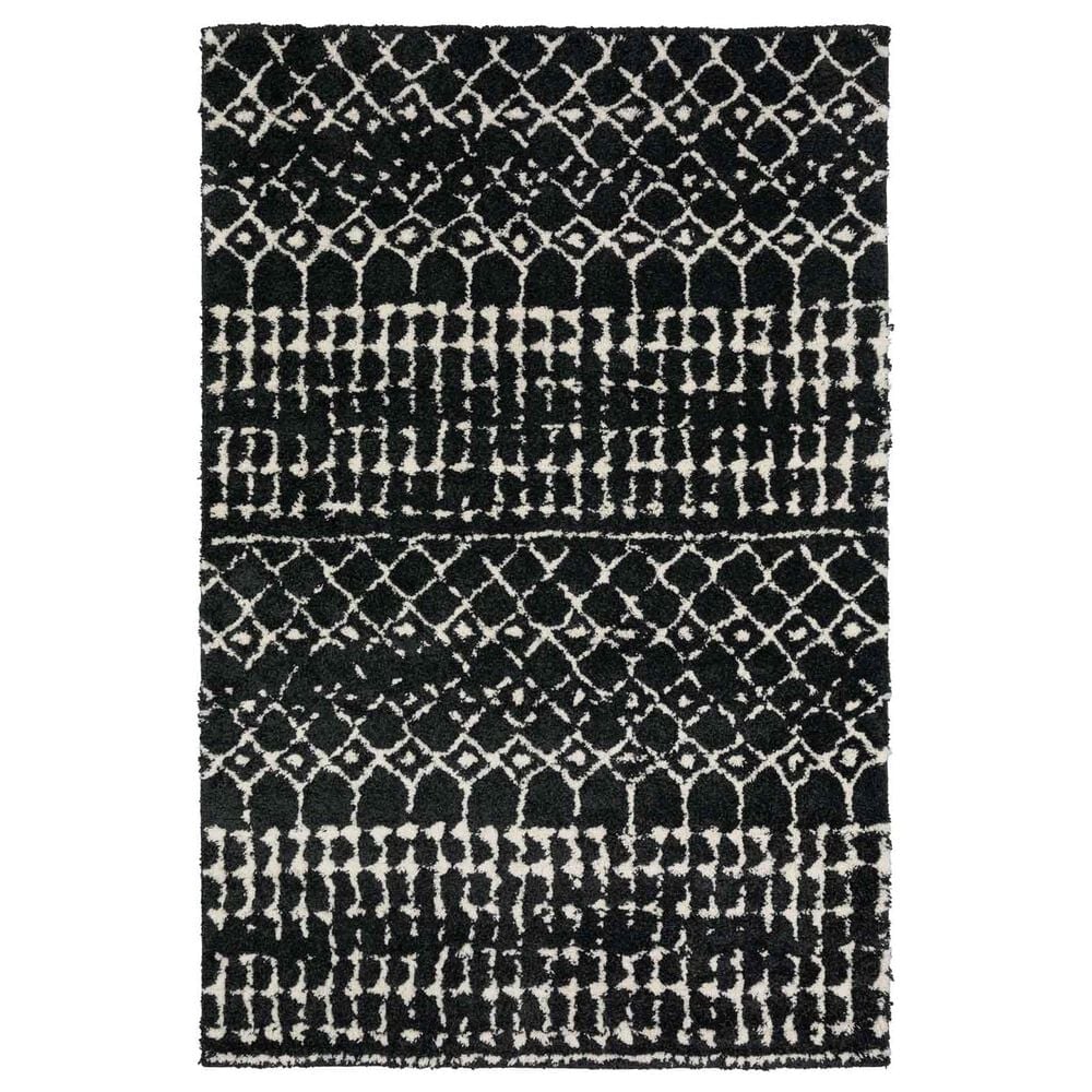 Dalyn Rug Company Marquee MQ2 2"3" x 7"5" Midnight and Ivory Runner, , large