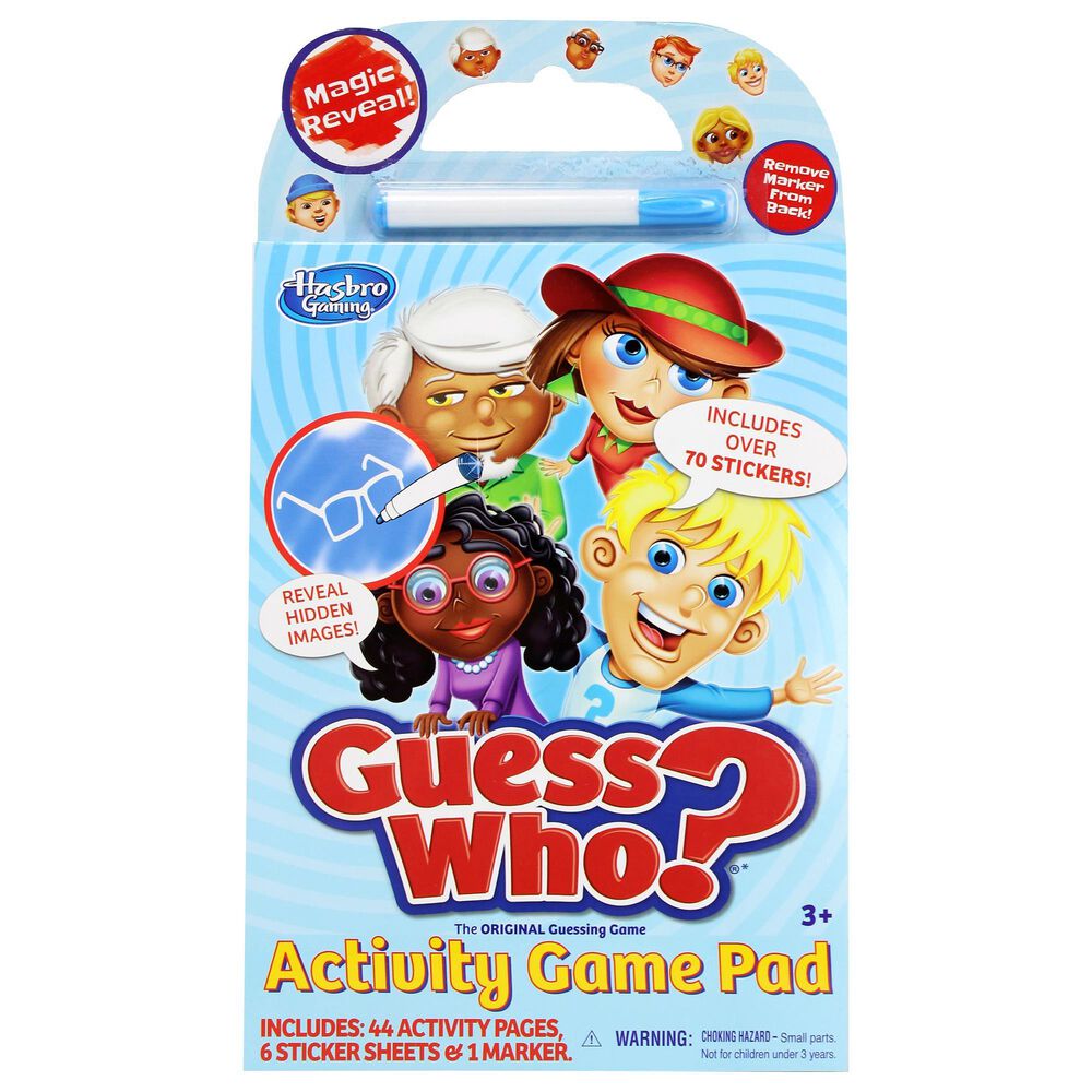 Hasbro Gaming Guess Who? Activity Game Pad, , large