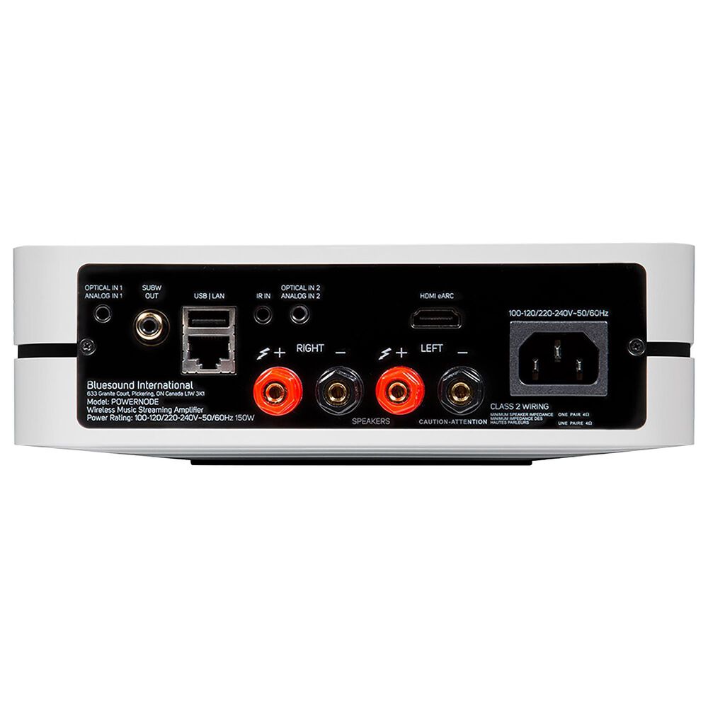 Lenbrook PowerNode Wireless Multi-Room Music Streaming Amplifier in White, , large