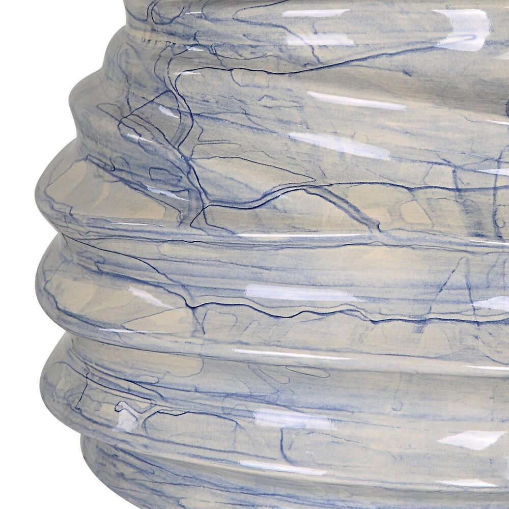 Uttermost Waves Accent Lamp in Cobalt Blue, , large