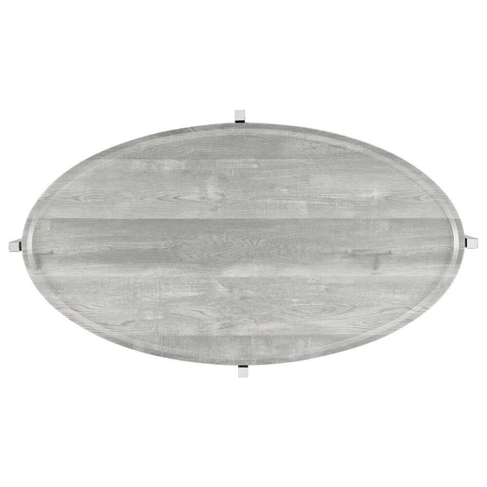 Mayberry Hill Landry Table Set in Grey and Chrome &#40;Set of 3&#41;, , large