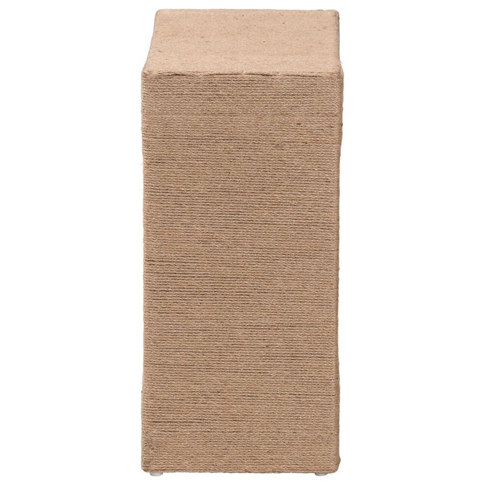 Baxton Studio Adonica End Table in Natural Brown, , large