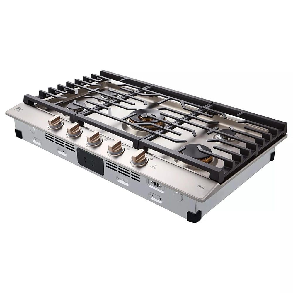 LG Studio 36&quot; UltraHeat Gas Cooktop with EasyClean in Stainless Steel, , large