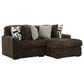 Ashley Midnight-Madness 2-Piece Right Facing Sectional with Chaise in Chocolate, , large
