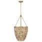 Savoy House Catalan 4-Light Pendant in Warm Brass, , large