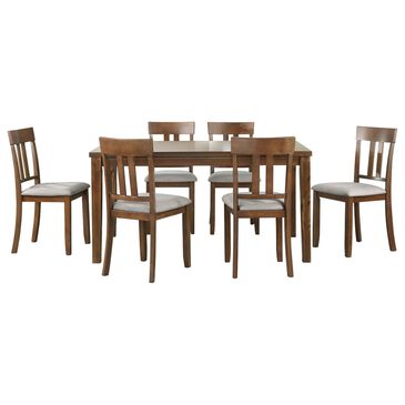 Homelegance Prineville 7-Piece Rectangular Dining Set in Warm Cherry, , large