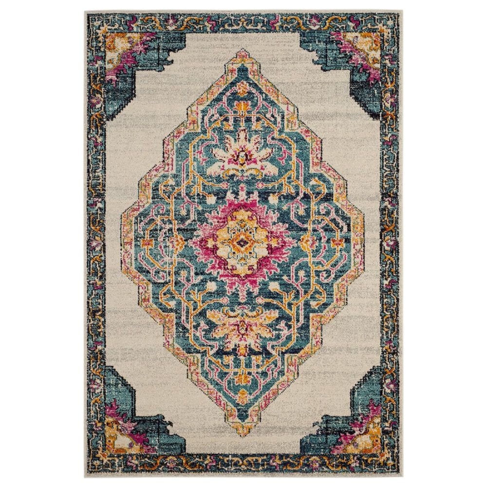 Safavieh Monaco MNC254F 5"1" x 7"7" Multicolor Area Rug, , large