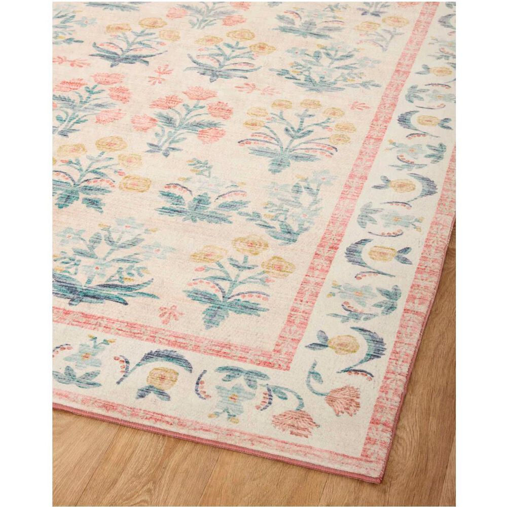 Loloi Rifle Paper Co. x Loloi Eden Mughal Rose Blush 2&#39;-6&quot; x 11&#39;-6&quot; Runner Rug, , large