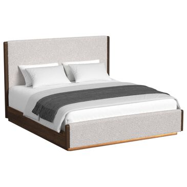 37B Brisbane King Upholstered Headboard in Brown, , large