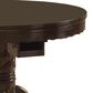 Pacific Landing Turk 3-in-1 Round Game Table with Accessories in Brown Cherry, , large