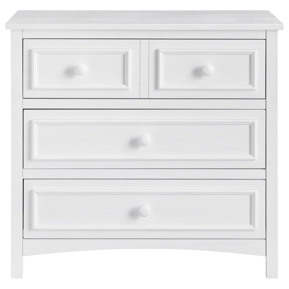 Oxford Baby Bennett 3-Drawer Dresser with Changing Topper in Rustic White, , large