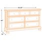 Ashley Flynnter 7 Drawer Dresser in Medium Brown, , large
