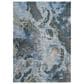 Nourison Prismatic PRS14 9"9" x 13"9" Grey and Slate Area Rug, , large