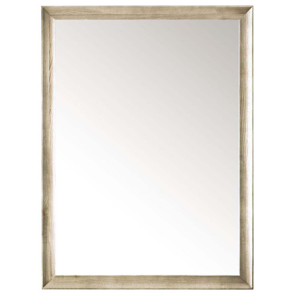James Martin Vanities Glenbrooke 30&quot; Rectangular Mirror in Whitewashed Oak, , large
