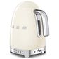 Smeg 1.7L Stainless Steel Retro Style Electric Kettle in Cream, , large