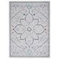 Nourison Machine Washable Series 1 2" x 6" Ivory Blue Runner, , large