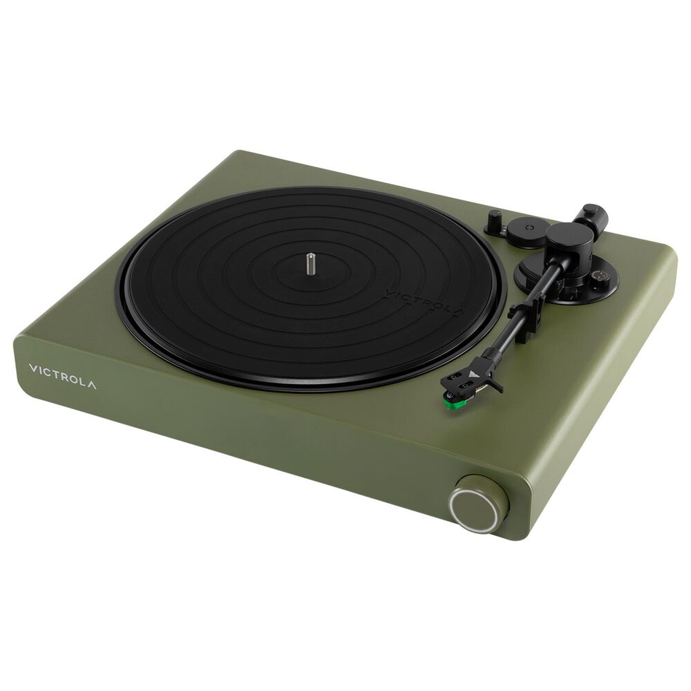 Victrola Stream Onyx Wi-Fi and Bluetooth Turntable in Green, , large