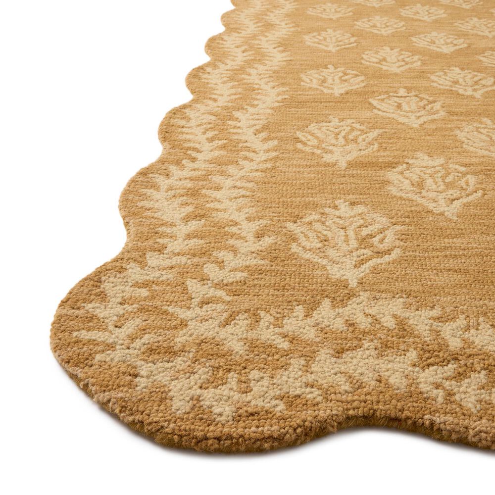 Loloi Lisette Wheat and Ivory 9'3" x 13' Area Rug, , large