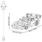 LEGO Technic Dodge Viper GTS-R Sports Car Building Set, , large