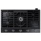 Samsung 2-Piece Kitchen Package with Matte Black Steel 30" Built-In Convection Single Wall Oven and Black Stainless Steel 36" Cooktop, , large