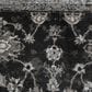 Amer Rugs Alexandria 6"7" Round Black and Ivory Area Rug, , large