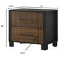 Crown Mark Nemy Nightstand in Brown, , large