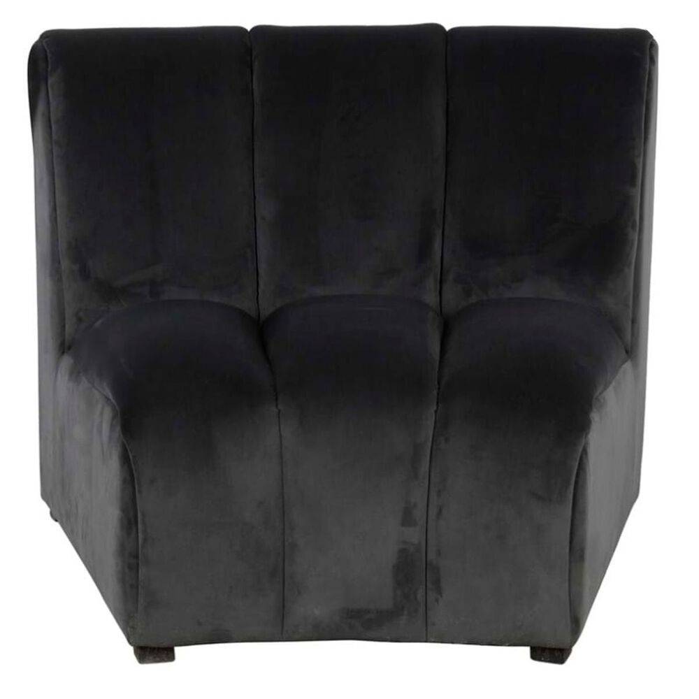 Classic Home Nina Accent Chair in Gray Velvet, , large