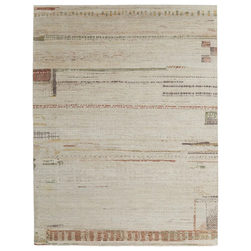Feizy Kasbah 69G2F 5"6" x 8"6" Beige and Multicolor Area Rug, , large