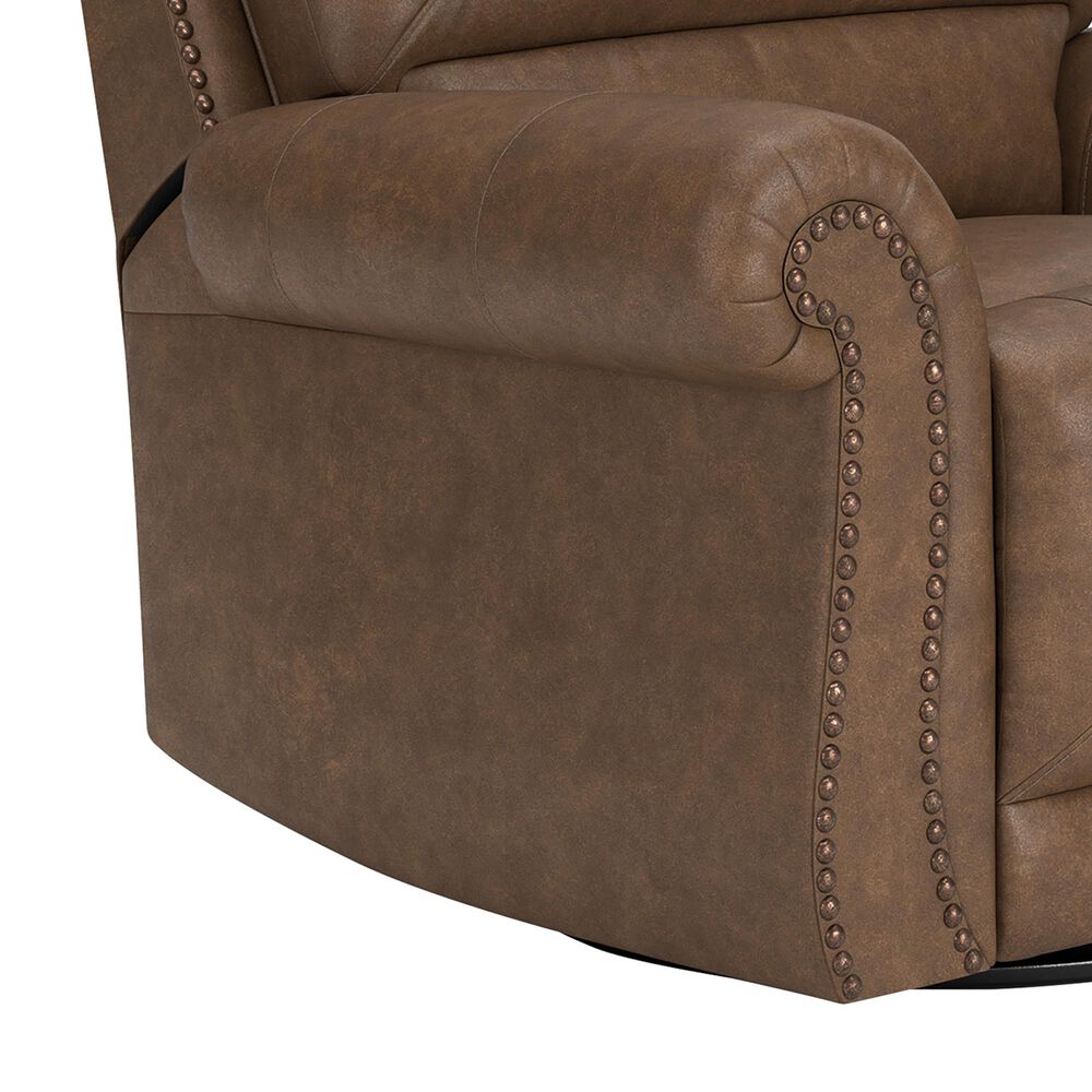 Ashley Chasemore Manual Swivel Glider Recliner in Earth, , large