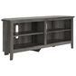 Ashley Arlenbry 58" Corner TV Stand in Gray and Weathered oak, , large