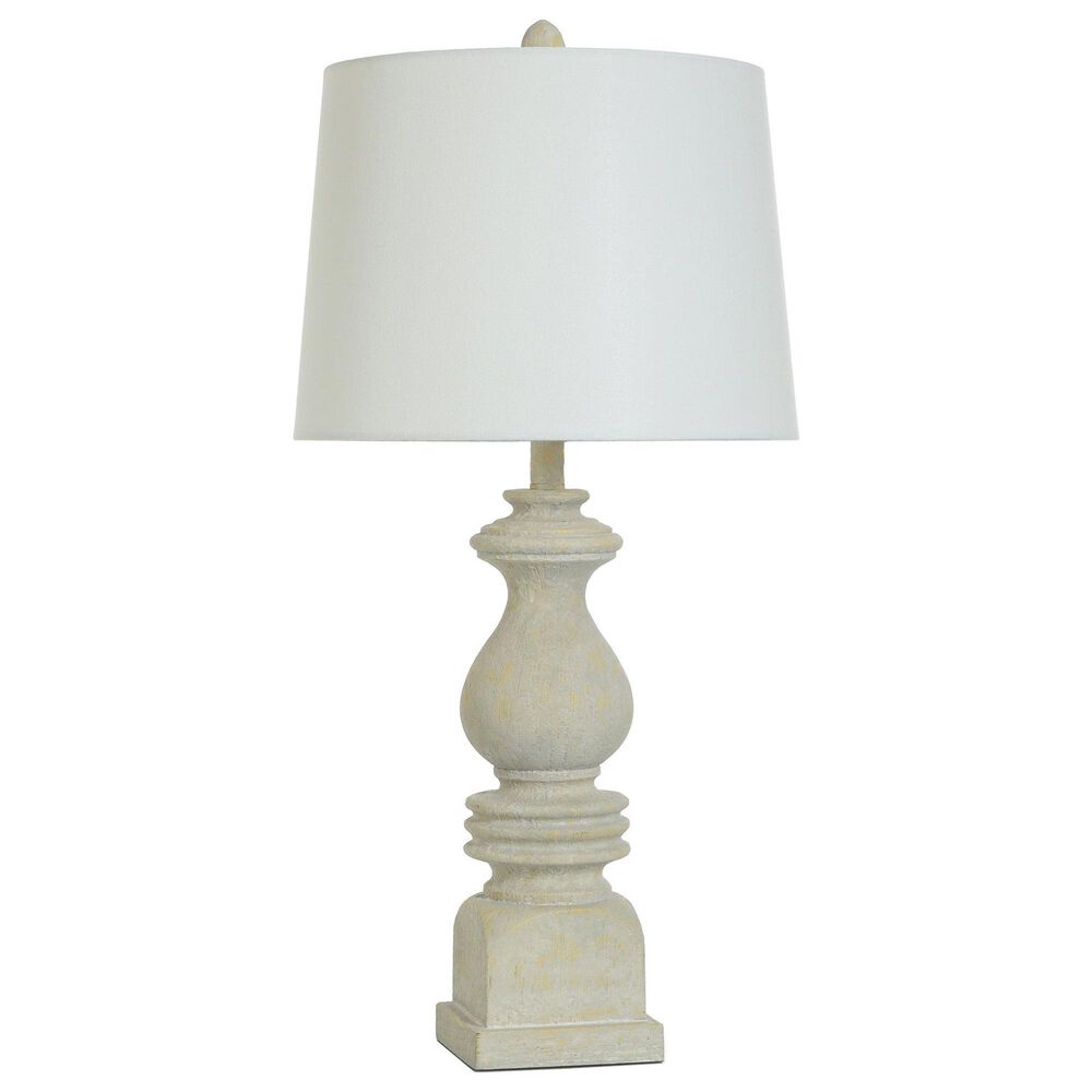 Flair Industries Table Lamp in Light Gray, , large