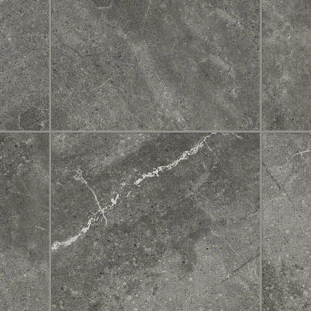 Shaw Oasis Dark Grey 13&quot; x 13&quot; Ceramic Tile, , large