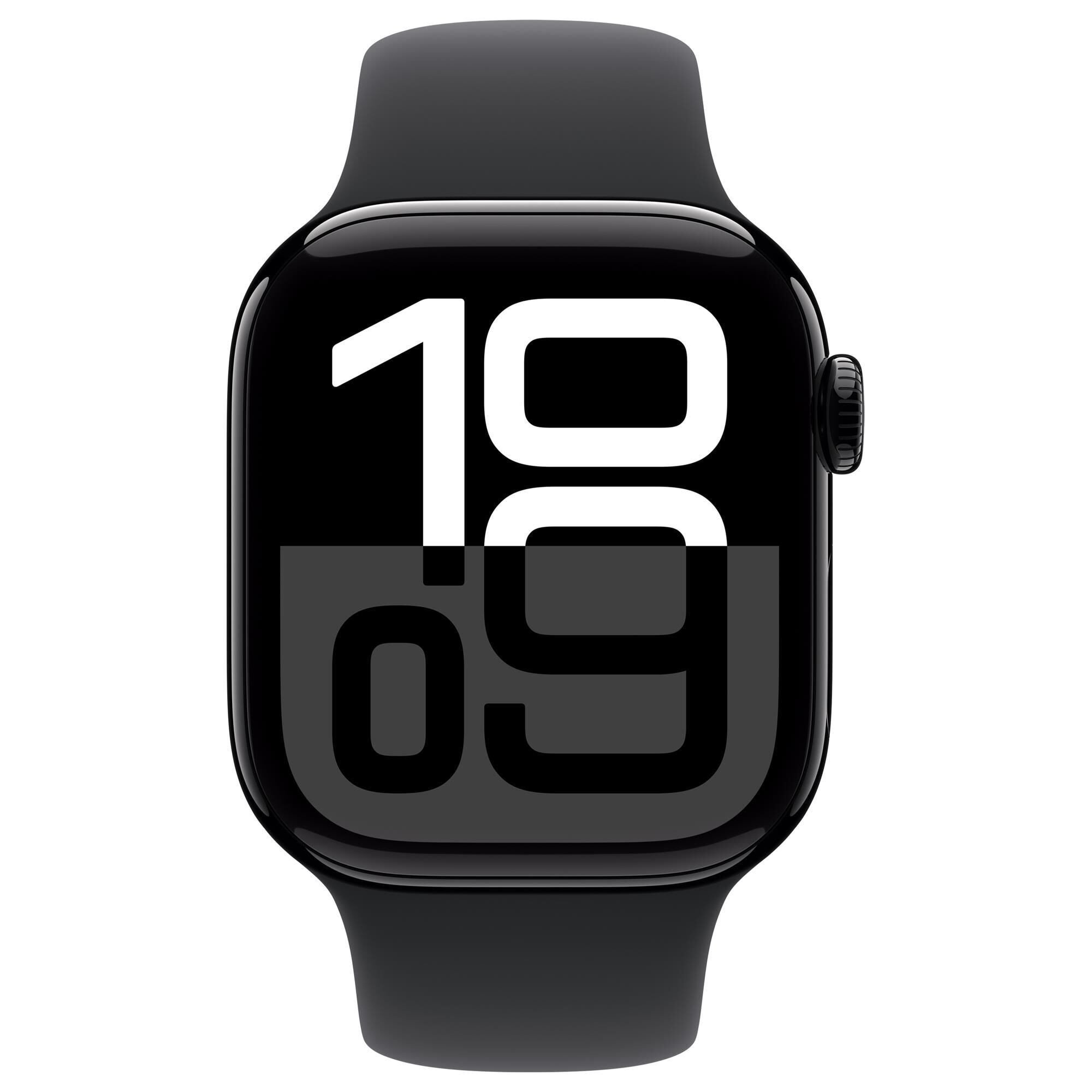 Apple Watch Series 10 GPS Cellular 42mm Jet Black Aluminum Case with Black Sport Band M L Shop NFM