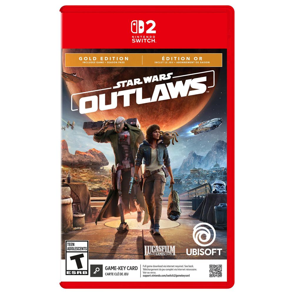 Star Wars Outlaws Gold Edition Game-Key Card - Nintendo Switch 2, , large