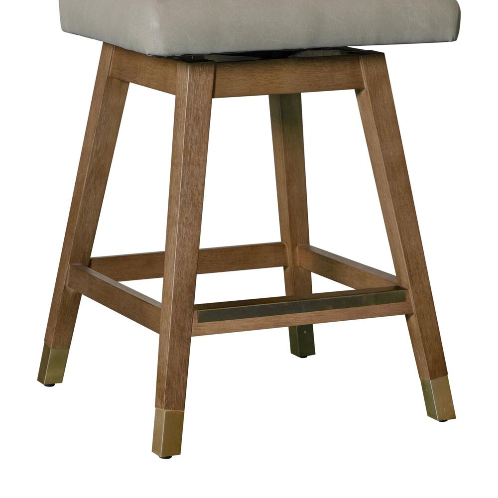 Armen Living Amelia 26" Swivel Counter Stool in Natural, , large