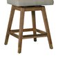 Armen Living Amelia 26" Swivel Counter Stool in Natural, , large