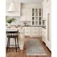 Chris Loves Julia x Loloi Jules 2" x 5" Lagoon and Brick Area Rug, , large